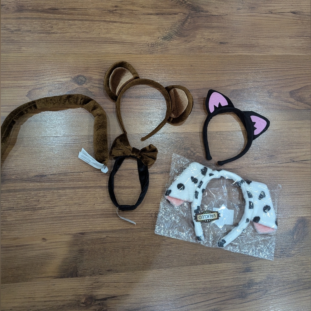 Animal Ears Headband Set for Kids